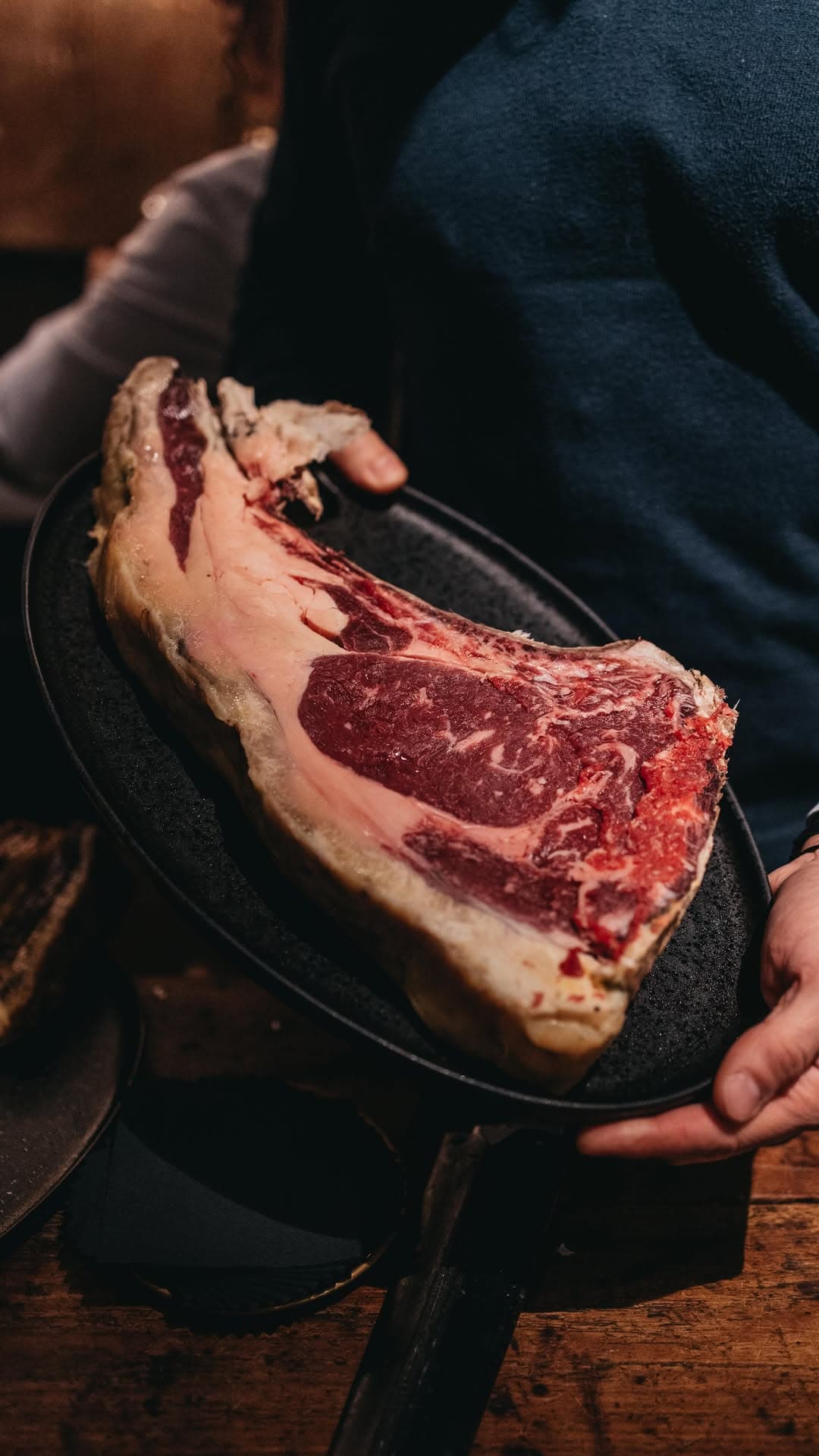 Mesa de carne argentina