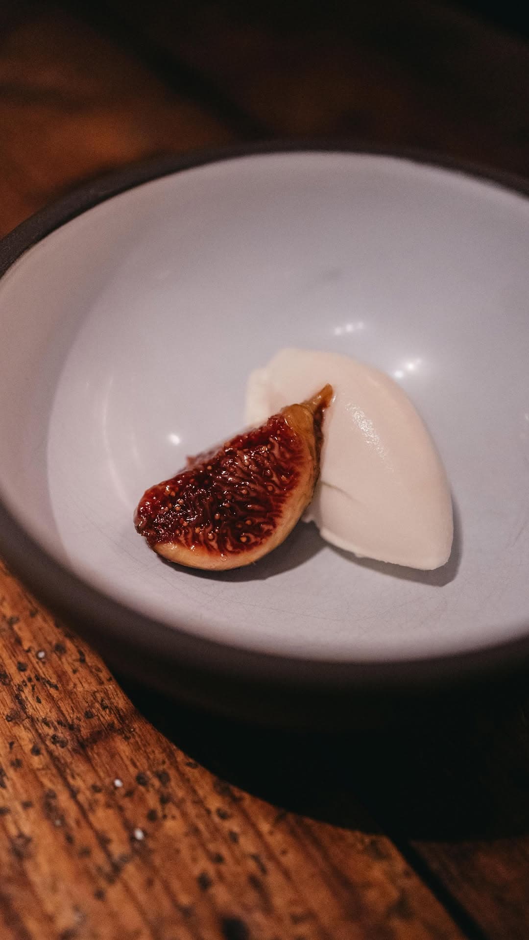 Prepostre de leche y oveja