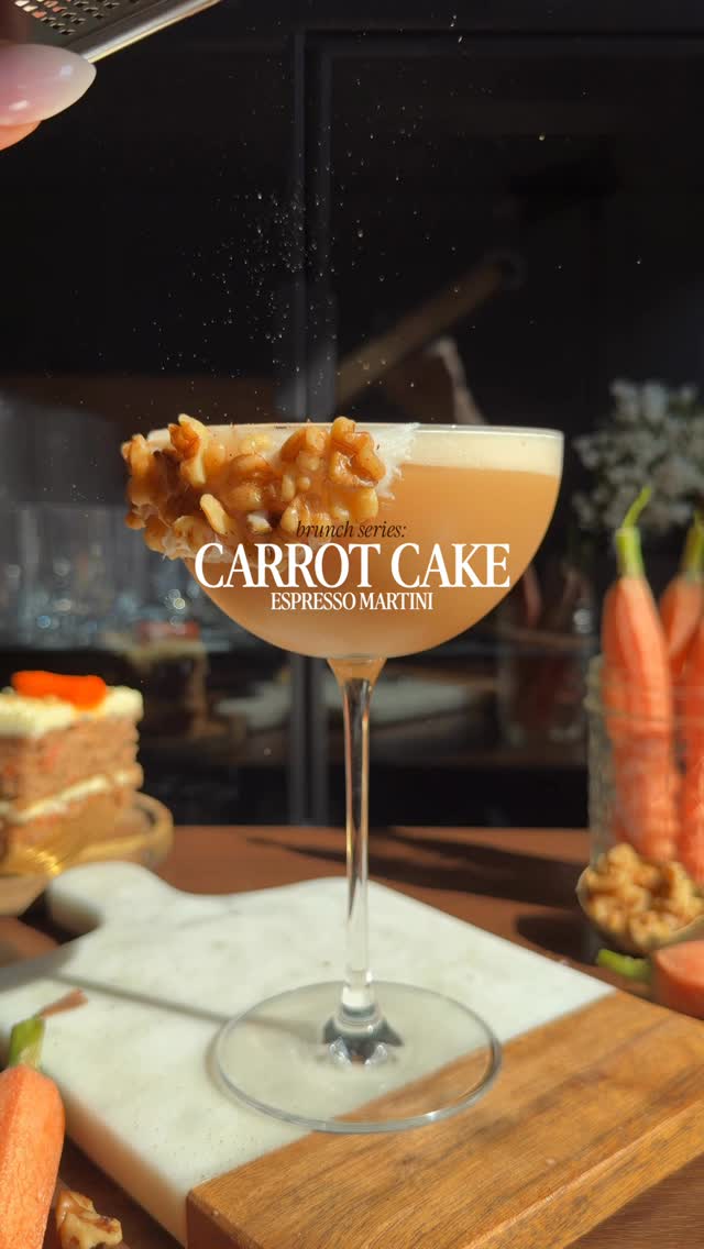 Carrot Cake Espresso Martini