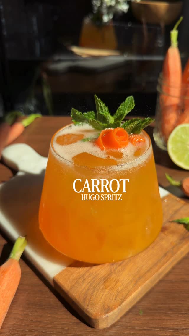 Carrot Hugo Spritz