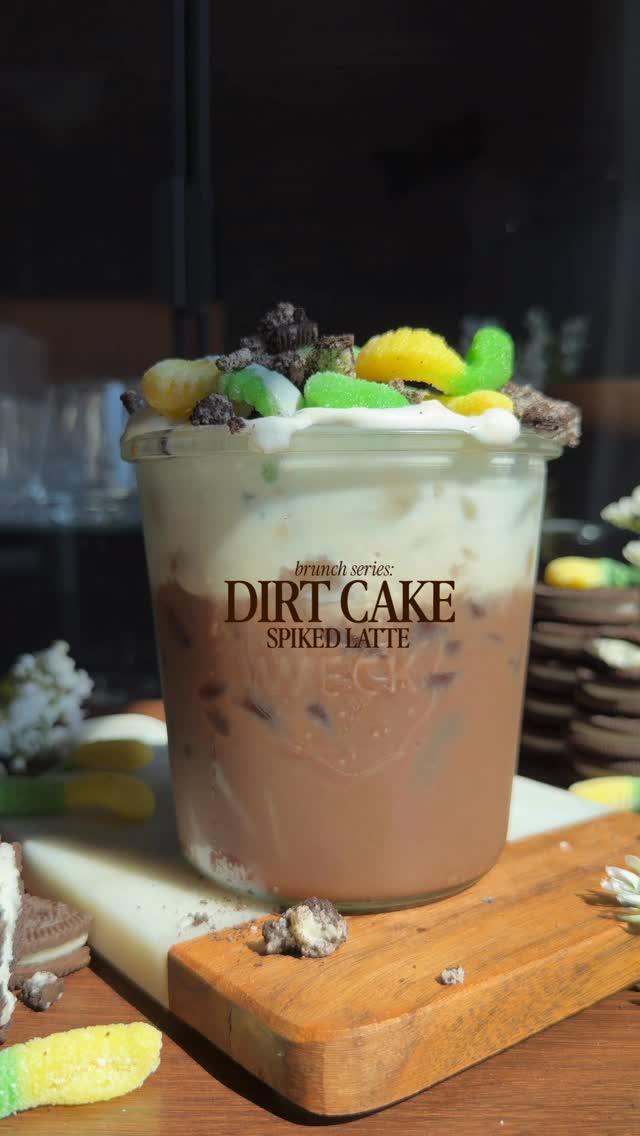 Dirt Cake Spiked Latte