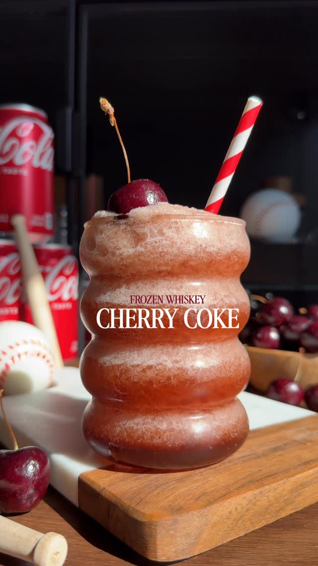 Frozen Cherry Whiskey Coke